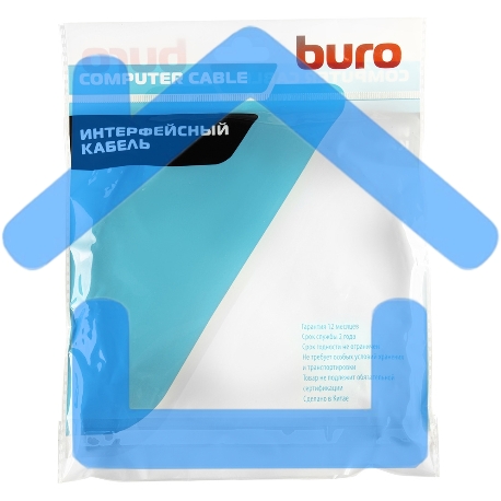 Кабель аудио-видео Buro HDMI (m)/HDMI (m) 1м. феррит.кольца Позолоченные контакты черный (BHP-HDMI-2.1-1G)-2