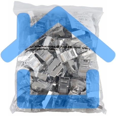 Разъем RJ-45 Rexant (8P8C) под витую пару, FTP, категория 5e-8