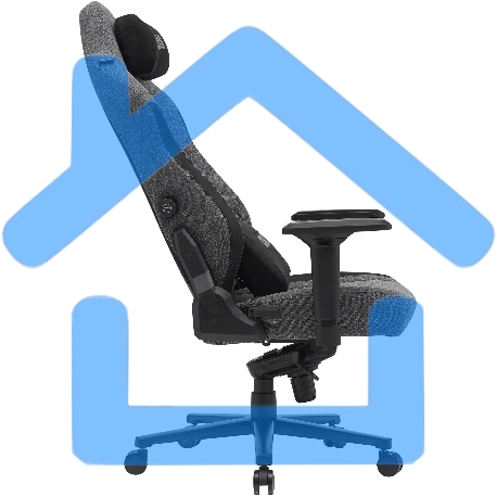 Кресло компьютерное Cactus CS-CHR-MAG-GY серый/черный-3