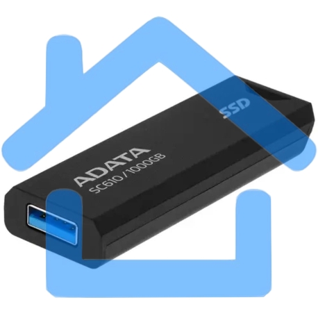 Внешний накопитель SSD ADATA 1Tb SC610 USB Type-A (550/500 Mb/s) metal case черный (SC610-1000G-CBK/RD)-1