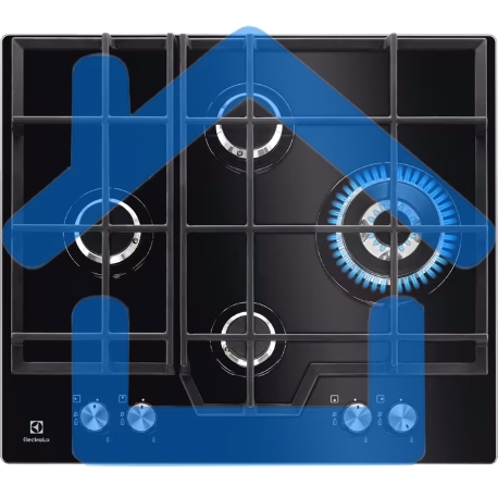 Газовая варочная поверхность Electrolux KGG6456K черный-2