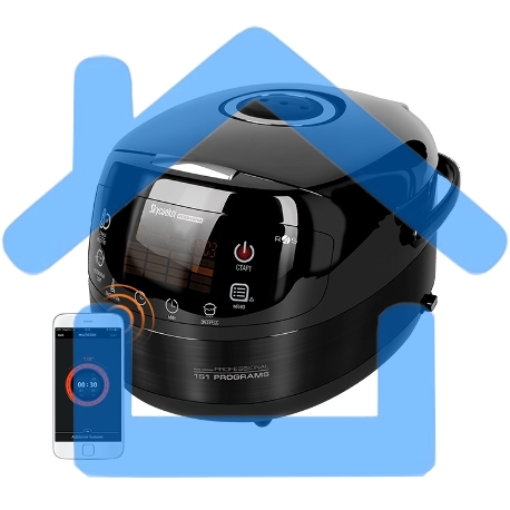 Мультиварка Redmond SkyCooker RMC-M903S 5л 1000Вт черный/серебристый-6