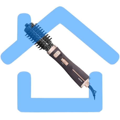 Фен-щетка Centek CT-2061 1000 Вт золото/черный-2