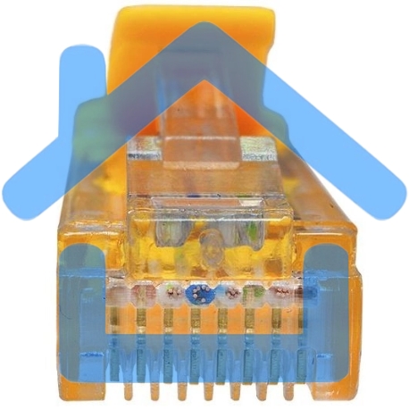 Патч-корд Suprlan 10-0161 UTP RJ-45 вил.-вилка RJ-45 кат.5E 0.5м желтый LSZH 24AWG