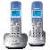 Телефон беспроводной (DECT) Panasonic KX-TG2512RUS (серебристый) Доп трубка в комплекте,АОН, Caller ID,спикерфон на трубке,полифония