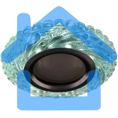 Светильник Hiper H068-1 встраиваемый прозрачный