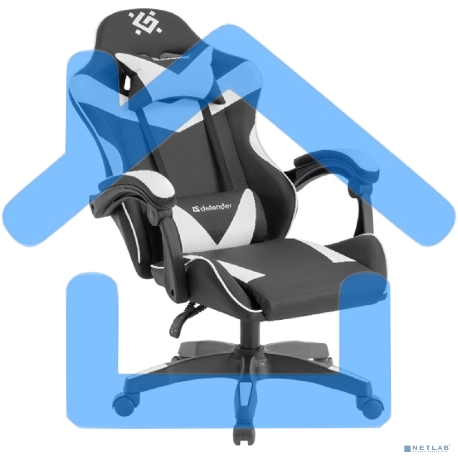 Кресло игровое Defender URANA черный/белый 64058-4