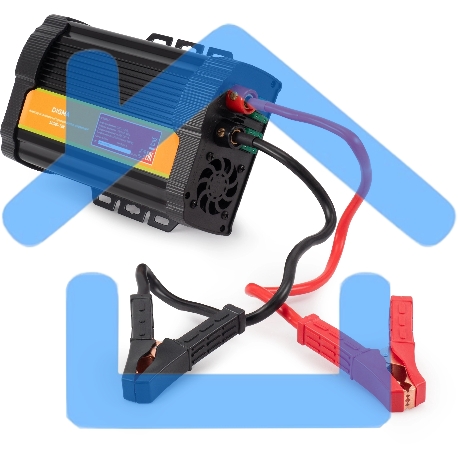 Автоинвертор Digma AI1000-12W 1000Вт-3