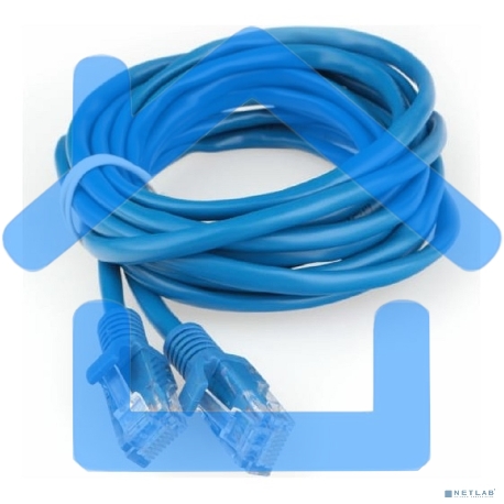 Патч-корд CCA light UTP Гарнизон PC-UTP-5e-3-B кат.5e, 3м, литой, многожильный (синий)-1