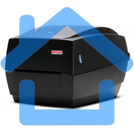 Принтер этикеток термотрансферный Mertech TLP100 TERRA NOVA 300 dpi, 102 мм/cек, RS-232, USB, Ethernet, черный