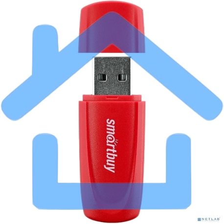 Флешка USB Smartbuy R/W USB  UFD 2.0 8Gb,Scout Red (SB008Gb2SCR)-5