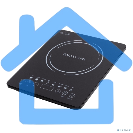 Электроплитка Galaxy Line GL3065, черная(6шт) Индукционная плитка 2000 Вт, 8 программ приготовления: суп, тушение, кипячение, молко, жарка, мультиповар, каша/пар, вок. Регулировка температуры в диапазоне 80-270 °С, диапазон параметров мощности от 200-2000-2