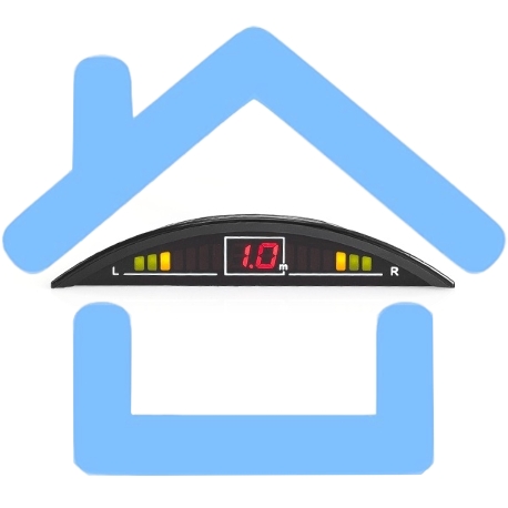 Парковочный Радар Sho-Me Y-2616N08 черный