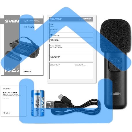 Колонка портативная Sven PS-255 черный 12W 1.0 BT 3600mAh (SV-022563)-3