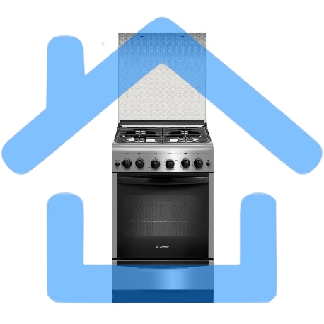 Плита газовая Gefest ПГ 5100-02 0004 серебристый, конфорок 4 шт, духовка 52 л, 50 см x 85 см x 58.5 см-1