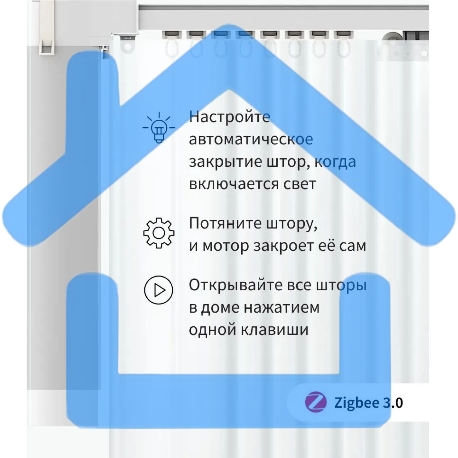 Мотор Aqara для раздвижных штор выдвижение гориз. (CD-M01D)-3