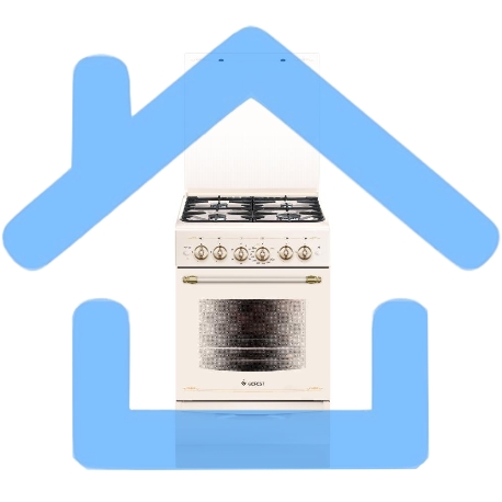 Плита газовая Gefest ПГ 5100-02 0182 бежевый, конфорок 4 шт, духовка 52 л, 50 см x 85 см x 58.5 см-1