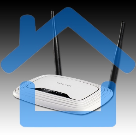 Маршрутизатор беспроводной TP-Link TL-WR841N 10/100BASE-TX-6