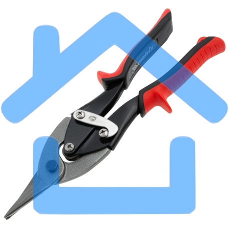 Ножницы по металлу Matrix 250мм пряморежущие обрезиненныерукоятки-8