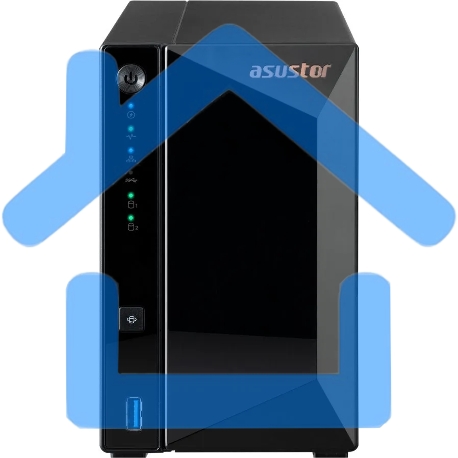 Система хранения данных ASUSTOR AS3302T V2/ASUSTOR/2 BAY/EU-14