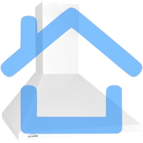 Вытяжка каминная Elikor Вента 60П-430-П3Л белый, 60 см, 430 куб. м/ч, 54 дБ-1