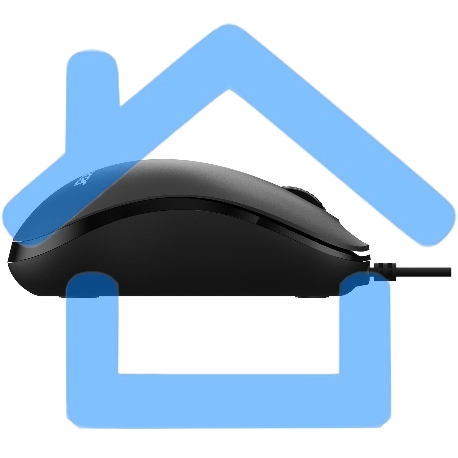 Мышь проводная Acer OMW140 черный, 1200 dpi, USB, кнопки - 3-6