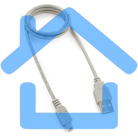 Кабель USB2.0 Cablexpert CC-USB2-AM5P-3-N, AM/MiniUSB, медь, экран, Pro, 0.9м серый, пакет-2