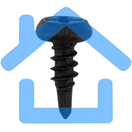 Саморез для металлических конструкций KRANZ сверло 3.5х9.5, короб (500 шт./уп.)-4