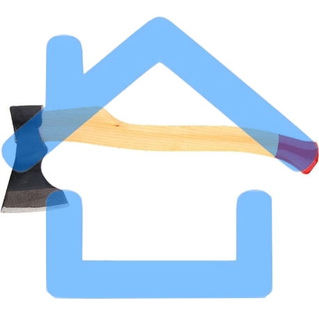 Топор, кованный, в сборе, 800/1060 г, деревянное топорище, 500 мм, охотничий, АО (Ижевск) Россия