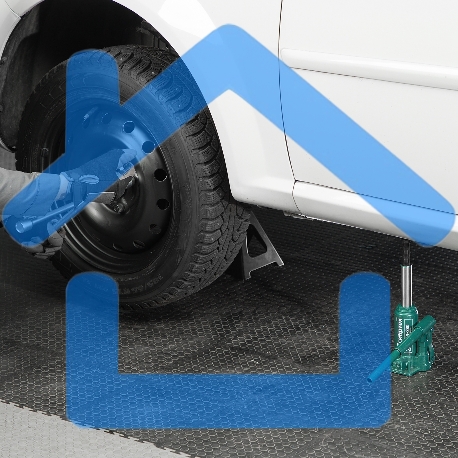 Домкрат гидравлический Сибртех бутылочный, 2т, 150-280мм-10