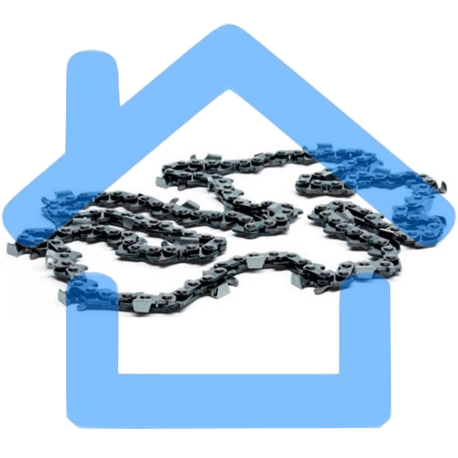 Цепь для бензопилы HUTER С544зв. 1.3мм для шины 30см/12''