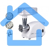 Мясорубка Аксион М14.01, максимальная мощность 600 Вт, произ. 30 кг/час