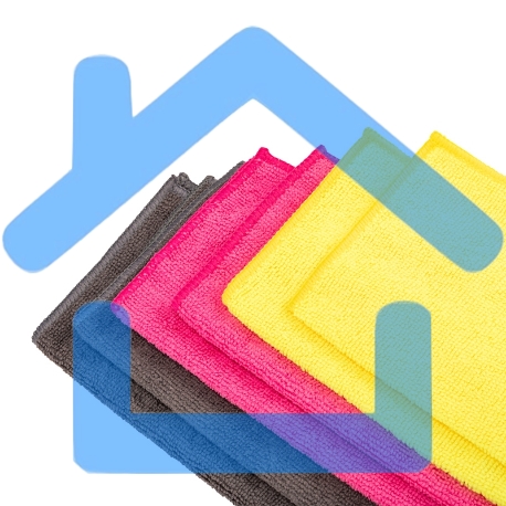 Микрофибра автомобильная, плотность25х25см, 200 гр/м2, 6 шт. Rexant-1