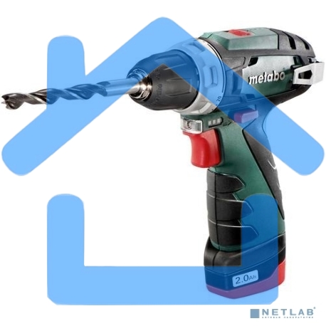 Дрель-шуруповерт Metabo PowerMaxx BS 600984000, Аккумуляторный, 10,8В, 2 АКБ-1