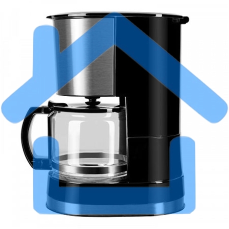 Кофеварка капельная Redmond RCM-M1507 черный/серебристый, исп. кофе - молотый, 0.6 л, 600 Вт-13