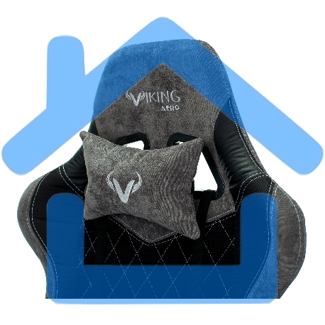 Кресло игровое Бюрократ VIKING 7 KNIGHT B FABRIC черный текстиль/эко.кожа крестовина металл/пластик-28