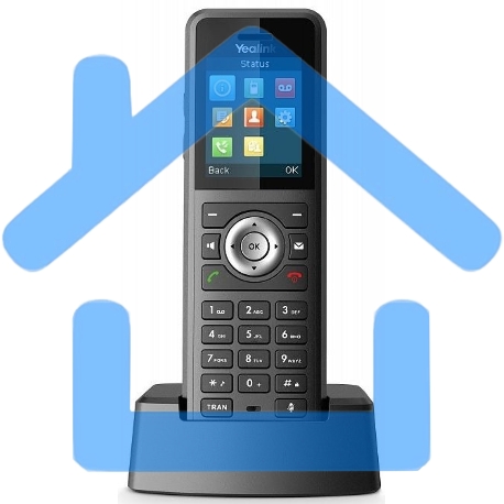 Телефон Yealink W59R, IP67, Bluetooth, Alarm, быстрая зарядка-1