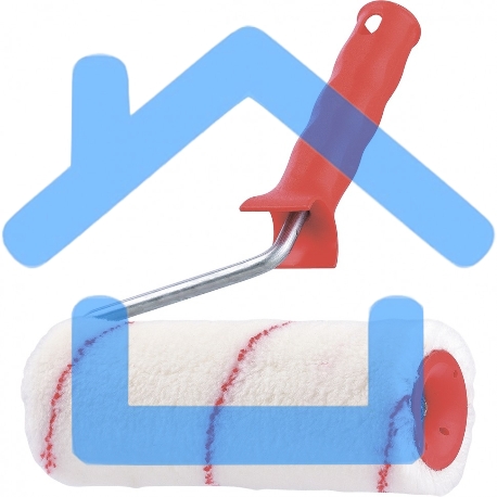 Валик в сборе Matrix НЕЙЛОН, 180 мм, ворс 9 мм, D 48 мм, D ручки 6 мм