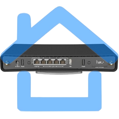 Беспроводной маршрутизатор MikroTik hAP ac3 with 4-core 716 MHz CPU, 256MB RAM, 5 x Gigabit LAN (PoE-out on port#5)-11