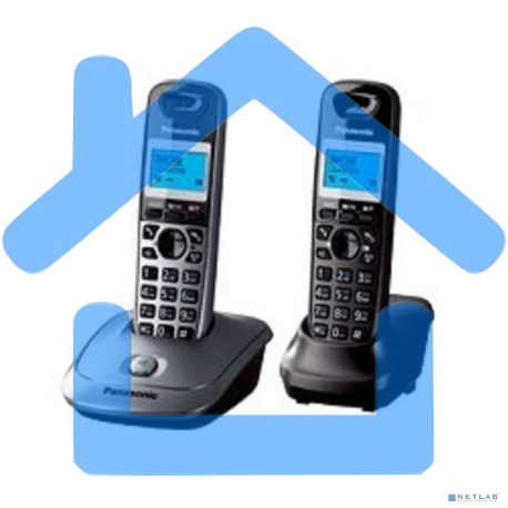Телефон беспроводной (DECT) Panasonic KX-TG2512RU1 Доп трубка в комплекте, АОН, Caller ID, спикерфон, полифония-2