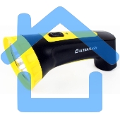 Фонарь LED 3804M (аккум. 220В черный/жел. 4 LED SLA пласт. коробка) Ultraflash 12867