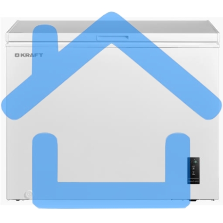 Морозильный ларь Kraft BD(W)-300BL, белый, 280л