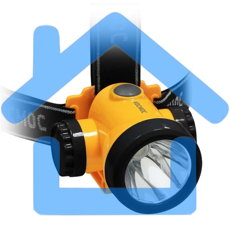 Фонарь светодиодный аккум. налобный литиевый H3W 2 режима 3Вт LED 1.5А.ч зарядка от USB КОСМОС KOCH3WLi-On