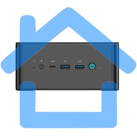 Мини ПК Minisforum UM880Pro/32Gb+1Tb (AMD R7 8845HS) 32Gb+1Tb, AMD Radeon780M, Win11 Pro-5