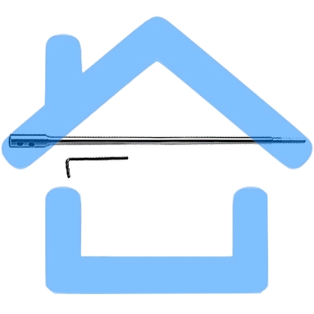 Удлинитель Matrix для перовых сверл, 300 мм, D 16-40 мм, 6-гранный хвостовик 704955