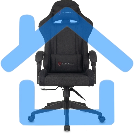 Кресло игровое Бюрократ Zombie Predator Neo Black черный, крестов. пластик-14