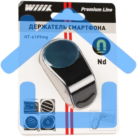 Держатель Wiiix HT-171VMG-B магнитный черный для смартфонов-9