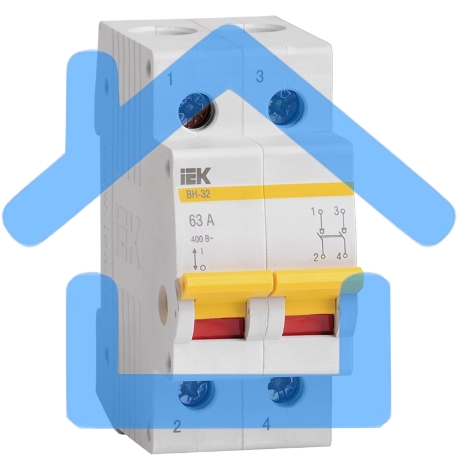 Выключатель нагрузки ВН-32 63А/2П ИЭК MNV10-2-063-2