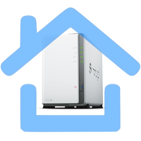 СХД настольное исполнение SYNOLOGY 2BAY NO HDD DS223J-5