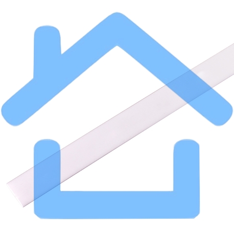 Термоусадочная трубка 12/6,0 мм, белая, упаковка 50 шт. по 1 м PROconnect